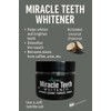 Miracle Teeth Whitener, Polvo Blanqueador Natural con Carbón Activado de