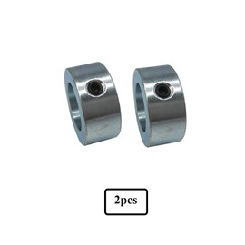 Vasemele Set of 2 Adjusting Rings 20 mm Shaft Locks Shaft Rings Adjusting Ring Axle Sack Truck Adjusting Rings Shaft Galvanised Steel with M6 Allen Screws for Sack Truck Tyres