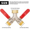 DINGBAI High Flow Garden Hose Splitter 2 Way, Heavy Duty