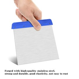 Nutmanel Japanese Spatula Set, Carbon Steel Surface Spatula Set, Japan Spatula Set, 4-Piece 50 mm, 80 mm, 100 mm and 120 mm Blade of Spring Band Steel Spatula