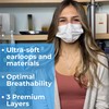 Litepak 125-Pack Disposable Face Mask Premium Comfort Earloops with Dispenser