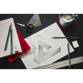 STABILO Graphite Pencil Othello ARTY - Pack of 6 - Assorted Grades - 2B, B, HB, F, H, 2H