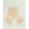 QRBTSCL - Guantes de malla de tul con volantes para