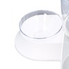 Pet Water Dispenser Food Feeder Cat Automatic Drinking Snail Shape