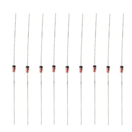 500pcs Quick Switch Diode 1N4148 200MA 100V Aluminum Silicon Diode Assortment Kit Electronic Component