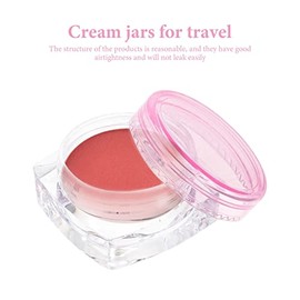 minkissy Frascos Cosméticos Vacíos Recargables 3G Compactos Para Crema Facial Bálsamo Labial Loción Contenedor De Viaje Portátil