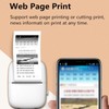 Portable Thermal Printer with 5 Roll Paper Bluetooth Portable Pocket