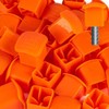 Sukh Rebar Caps - 60Pcs Orange Mushroom Safety Cover for
