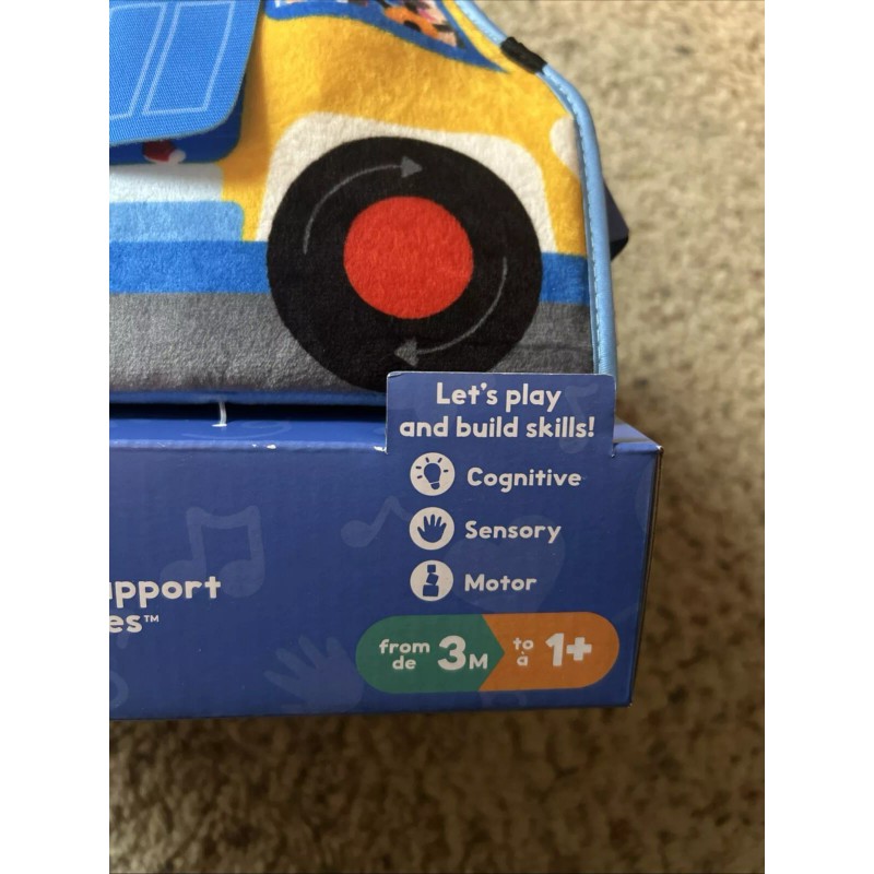 Ms. Rachel Tummy Time Plush Activity Bus Learning for 3+