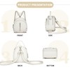 Miss Lulu Waterproof PU Leather Women's Backpack - Lightweight Small