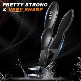 Toenail Clippers for Thick Toenails, Sharp Angled Head Nail Clippers with Catcher, 360° Rotating Fingernail Clippers for, Havey Duty 37mm Wide Opening Toenail Cutter Gifts for Men Women