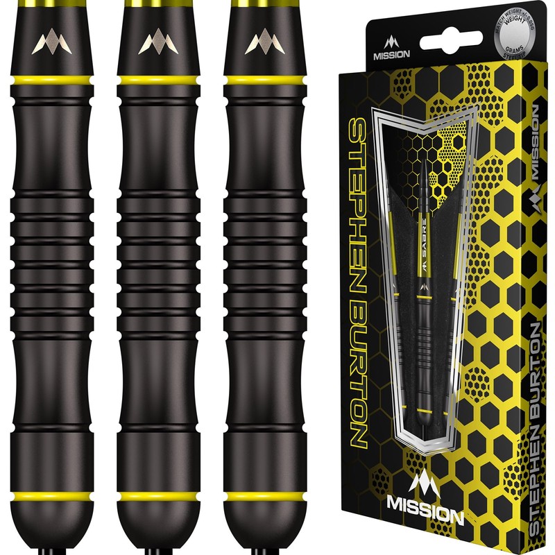 Mission Stephen Burton 90% Steel Darts 25 g