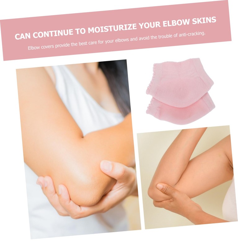 WOONEKY Elbow Moisturizing Elbow Covers for Men Women Pads for