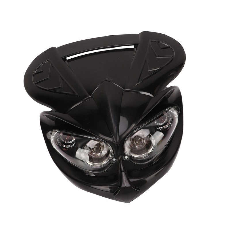 Motorcycle Fairing Head Lamp 12V Dual Headlight High Low Beam