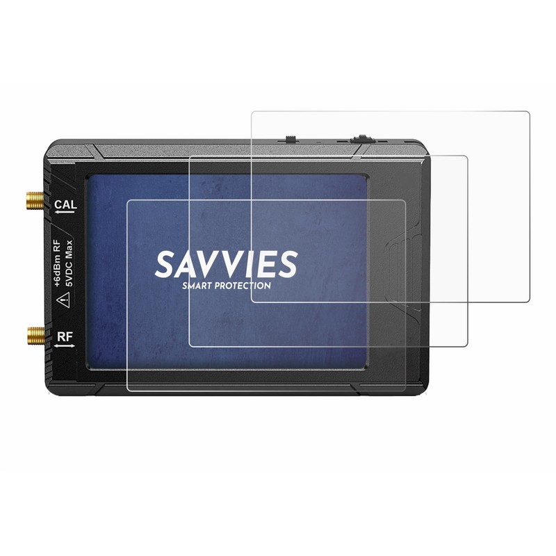 Savvies Pack of 6 Screen Protectors Compatible with TinySA Ultra