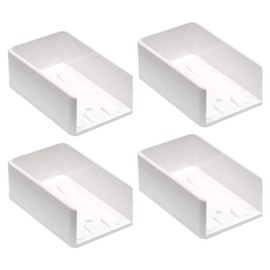 Rail Mount 2" x 3.5" White 4 Piece Kit