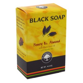 Black Soap Honey & Almond with Black Seed Oil 4.25 Oz
