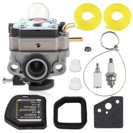 Oriental Power 753-06258A Carburetor for Ryobi RY252CS RY253SS RY251PH RY254BC 2 Cycle 25cc String Trimmer with Weedwhacker Air Filter and Cover Kit 308649003 5687301