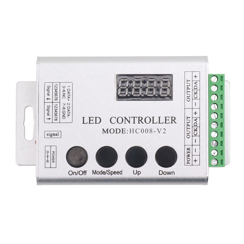 LED RGB Controller SPI Signal Light Strip Controller for 6803