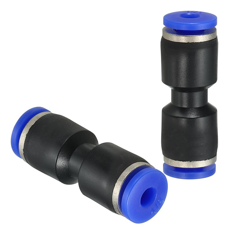 PATIKIL 1/8 Inches Push to Connect Fittings, 5Pcs Plastic Air