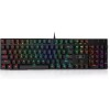 Greyghost Mechanical Gaming Keyboard with Alumium 104 Standard Keys Rainbow