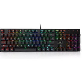 Greyghost Mechanical Gaming Keyboard with Alumium 104 Standard Keys Rainbow Back