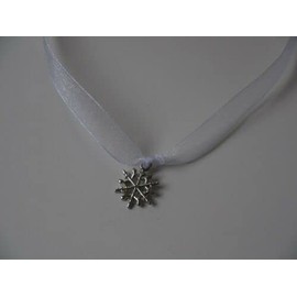 SNOWFLAKE NAPKIN TIES 6pk Christmas Charm Table Decor