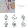 90pcs Metal Paper Clips Creatively Cute Paper Clips Small Portable