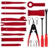 19Pcs Auto Trim Removal Tool Set, Red and Black, Professional