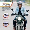 PITMOTO Open-Face Motorcycle Helmet. DOT, Model PM-768-White-Large