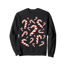 Candy canes sweets for christmas or xmas kids Sweatshirt