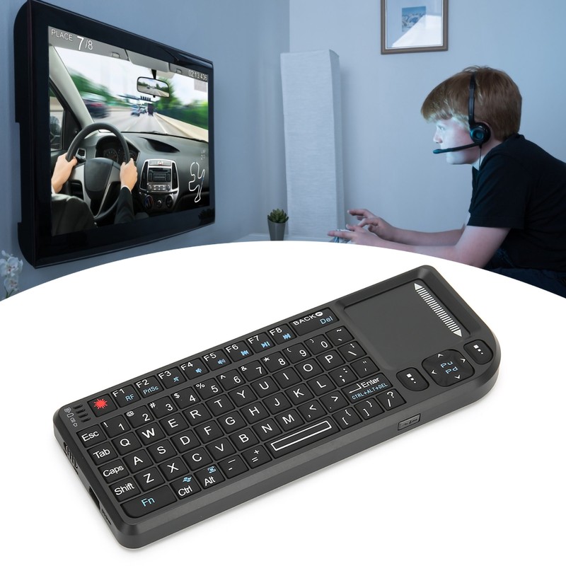 Wireless Mini Keyboard K808 Neutral Founctional 2.4G Mouth Touchpad Floating