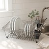 Oggi Compact Dish Drying Rack - Black Steel Drainer, Racks