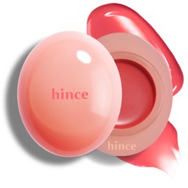 HINCE Raw Glow Dewy Ball - Tinted Lip Balm, Jelly Gloss Glow, Shine and Hydration, Lip & Blush Multiuse, Vegan, 0.12 oz. (13 colors) (BUNNY PINK)