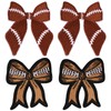 Bow Iron on Patch 3x2.8 in Shiny Embroidery Cute Applique