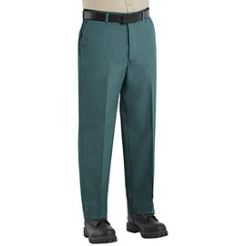 Red Kap Men's Wrinkle-Free Work Pants, Spruce Green, 54W x 30L