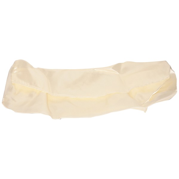 Cervical Neck Roll Pillow Case Only - Beige Satin