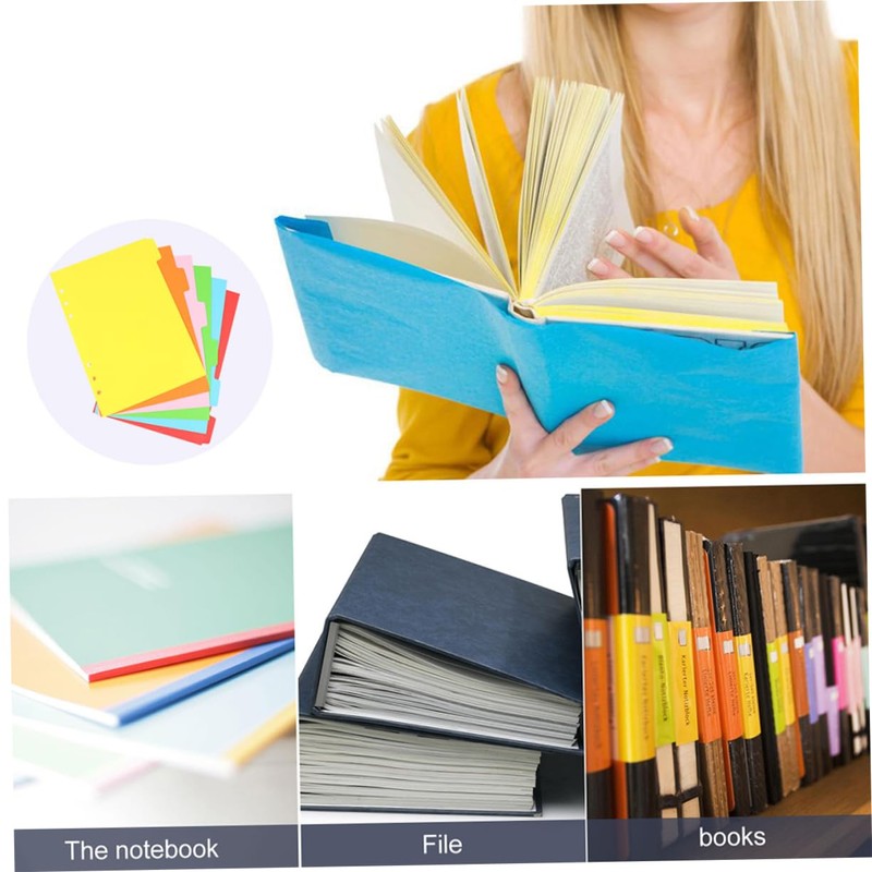 Operitacx Index Tabs 24pcs Separator Page Filing Cabinets File Labels