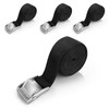 4 x Lashing Straps, Adjustable Lashing Strap with Clamping Lock,