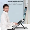 Portable Laptop Stand for Desk,Foldable Anti-Slip Aluminum Laptop Riser,7 Levels