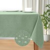 IVAPUPU Textured Linen Table Cloth for Rectangle Table Waterproof Fabric