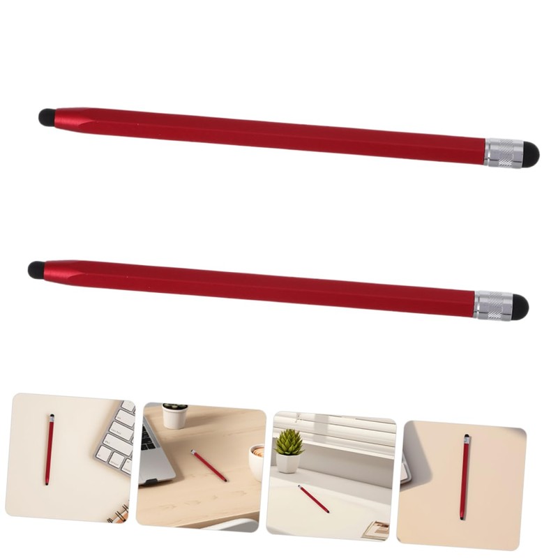 KOMBIUDA 2pcs Creative Dual Head Touch Screen Pen for Tablets