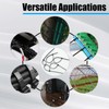 Reallnaive 500 Pcs 4 Inch Zip Ties Heavy Duty 120