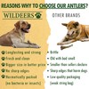 Wildeers Split Elk Antlers for Dogs Large, 2-Pack, Made in