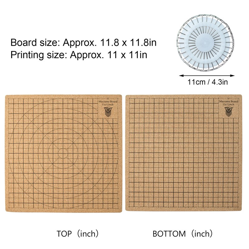 Macrame Board Double Side Macrame Project Board DIY Grids Braiding