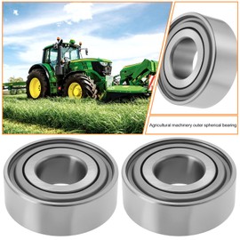 SG Store Pack of 4 Lawnmower Bearings 204RR6 Z9504RST P204RR6 204BBAR Compatible with John Deere JD9259 JD9296 Compatible with ALLIS CHALMERS 536986 AD 45.22 mm ID 19.05 mm Height 15.49 mm mm