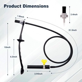Abeskch Coffee Machines Steam Cleaning Brush,Featuring a Scoop-Shaped end and Removable Heat-Resistant Brush Head, Steam Wand Descaling and Cleaning Tool Suitable for Espresso Machines