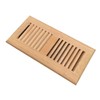 White Oak Wood Floor Register, Drop in Vent Cover with