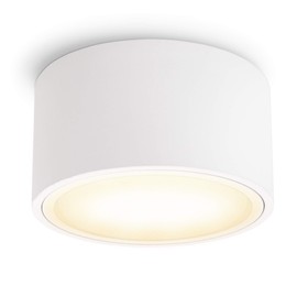 SSC-LUXon CELI-X LED Ceiling Surface-Mounted Spotlight Dimmable Flat LED GX53 with 4.5 W Warm White 230 V Ceiling Surface Light Round