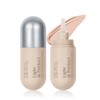 Liquid Foundation Makeup Medium Coverage, Lightweight Flawless Finish Foundation, Improves